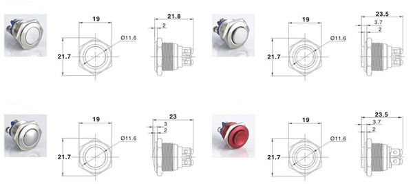 Micro Momentary Push Button Switch 6