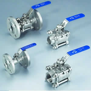 3-pcs ball valve