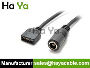 4-pin dc connection cable for led light strips