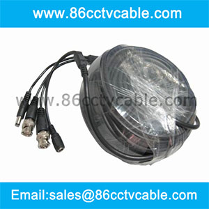 heavy duty pre-made cctv power video cable