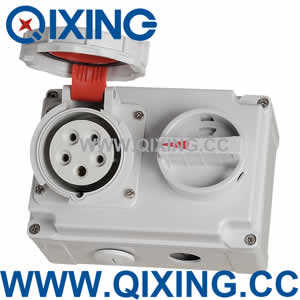 industrial socket with switch QX7280