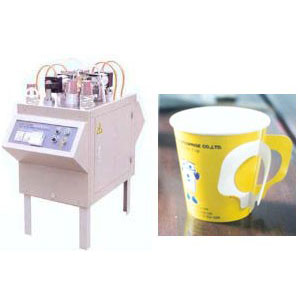 paper cup handle fixing machine